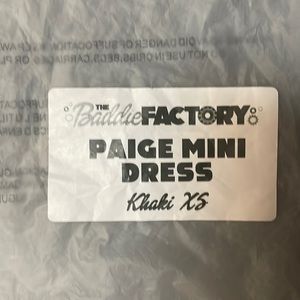 Paige Mini Dress khaki XS